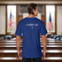 LA County Jail V-Neck Uniform Shirt Costume Prison Blues