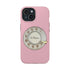Retro Pink Princess Phone Look MagSafe Compatible iPhone Case Rotary Dial Nostalgia