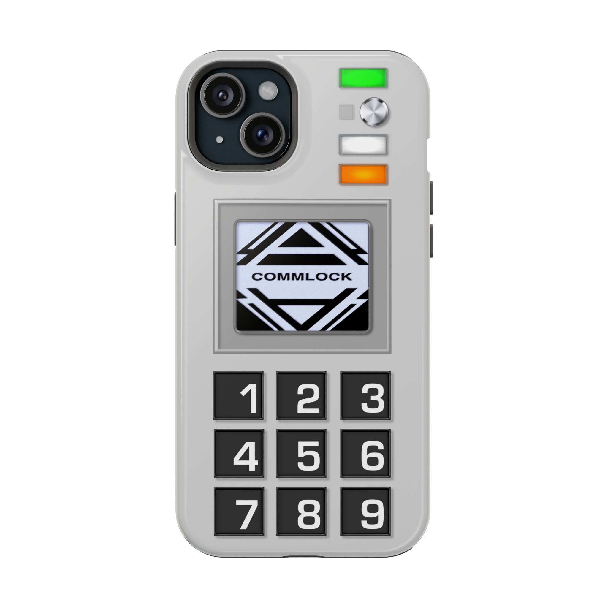 Space CommLock iPhone Case 1999 Prop MagSafe Magnetic 17 16 15 14 13 Pro Max Plus Mini Comlock