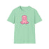 Star Pink Octopus on  Mint Green Shirt Butterfly