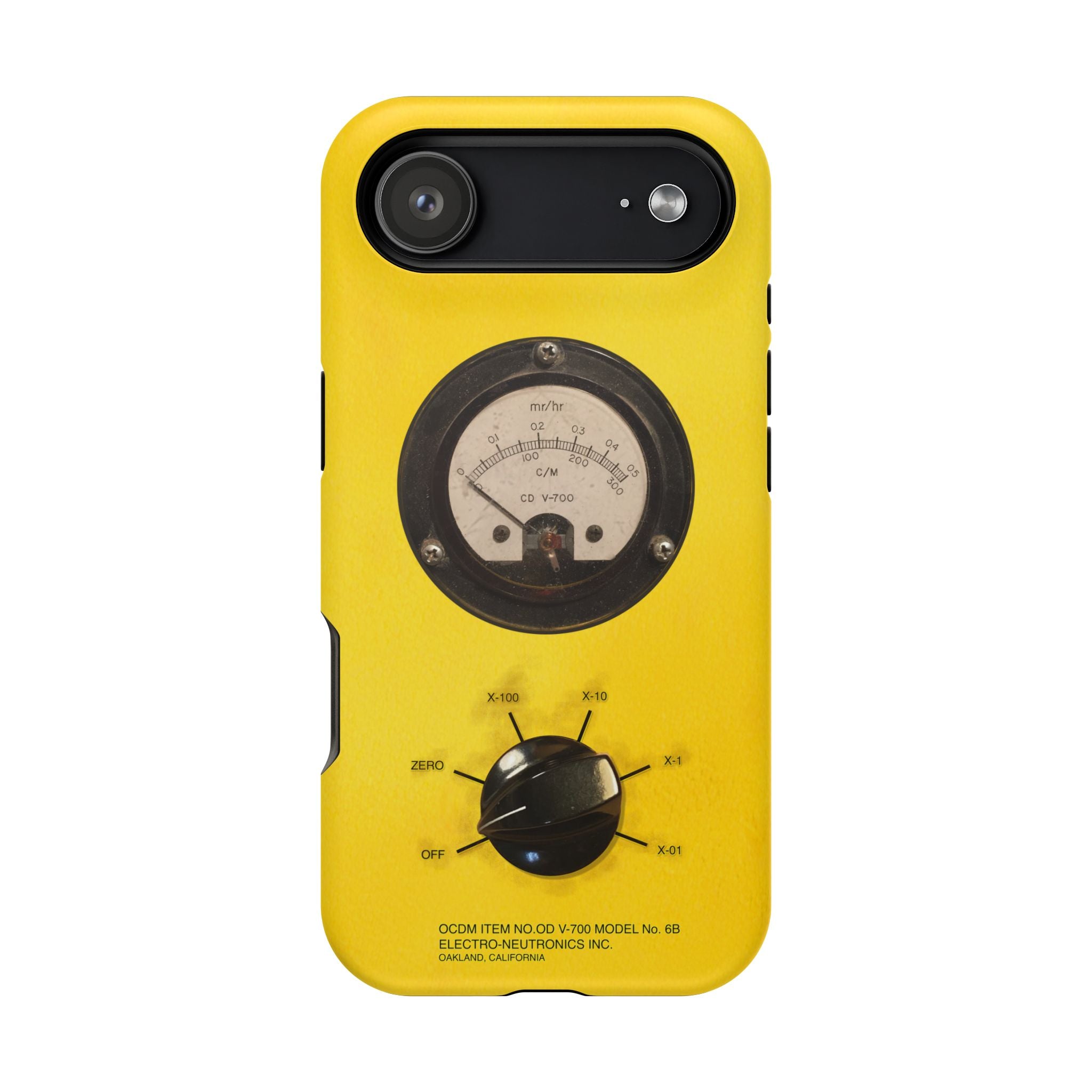 Fallout Geiger Counter Look iPhone Case 16 15 14 13 Magnetic Impact-Resistant