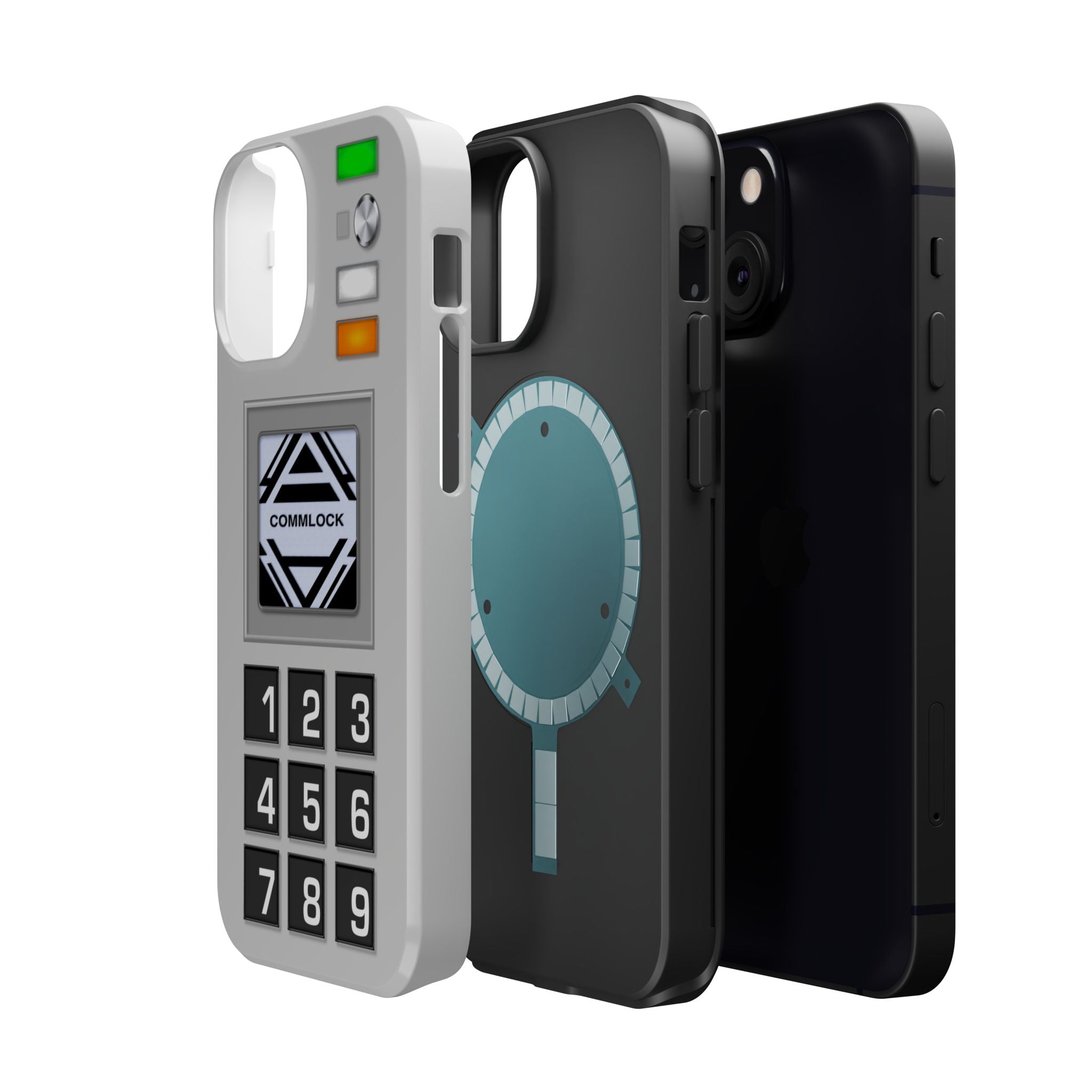 Space CommLock iPhone Case 1999 Prop MagSafe Magnetic 17 16 15 14 13 Pro Max Plus Mini Comlock