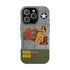 WWII Pinup Nose Art Phone Case, Kona Kitty Airplane Art, MagSafe Dual Layer Case for iPhone & Samsung Galaxy, Vintage Military Art