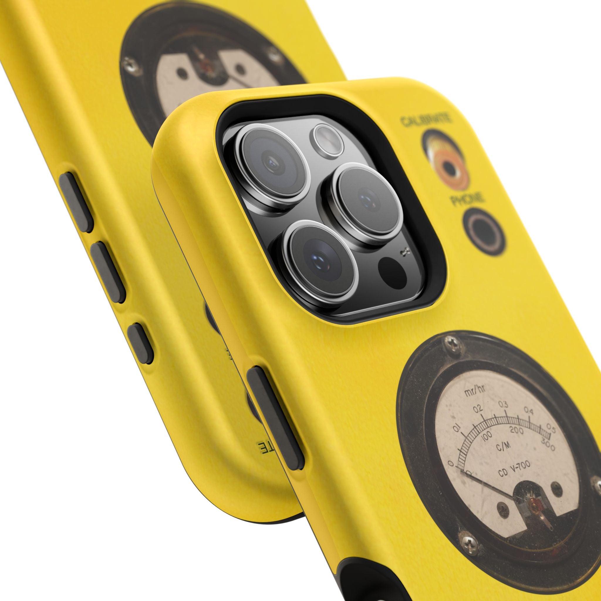 Fallout Geiger Counter Look iPhone Case 16 15 14 13 Magnetic Impact-Resistant