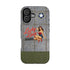 WWII Pinup Phone Case, Lucky Lucy Nose Art, MagSafe Dual Layer Case for iPhone & Samsung Galaxy, Vintage Aircraft Art