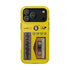 Retro Cassette AM FM Radio iPhone Case, Vintage Walkman Style Phone Case, MagSafe Dual Layer Protective Case Sport Yellow