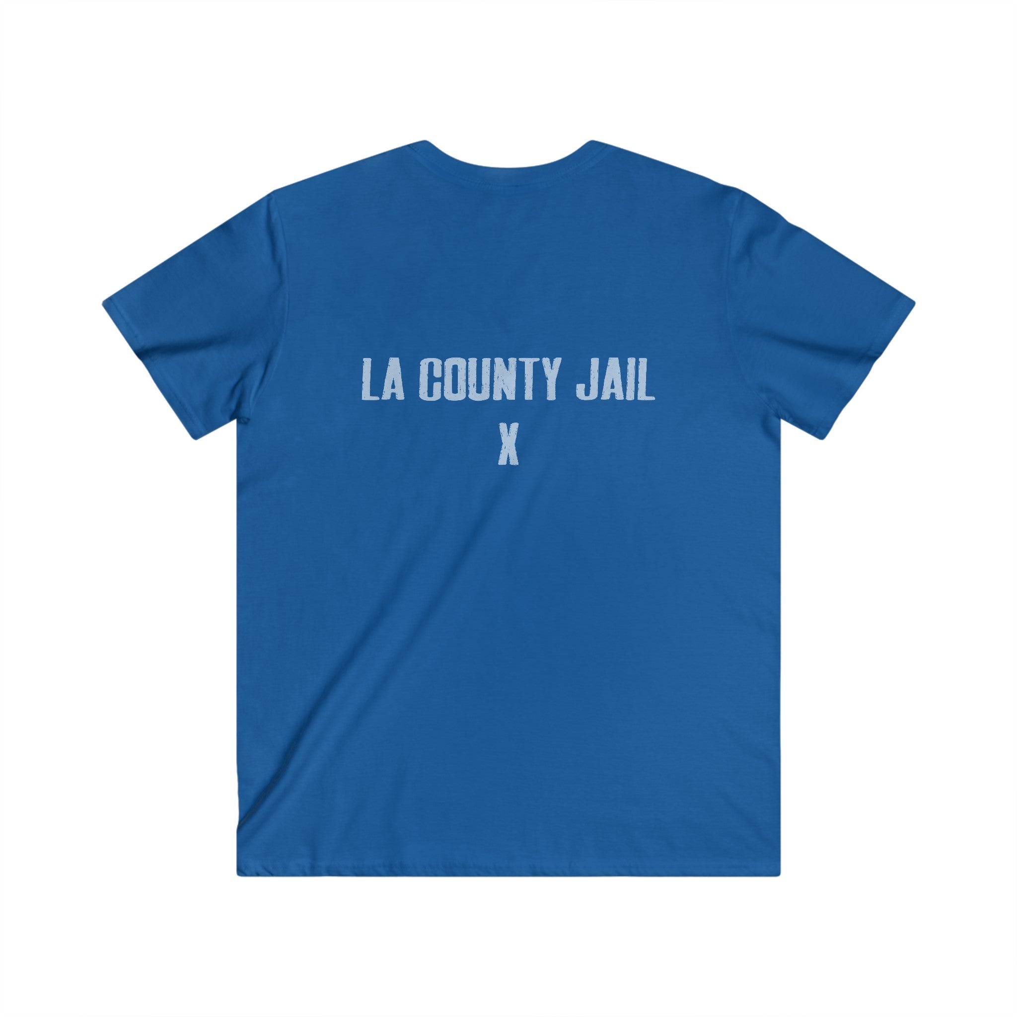 LA COUNTY JAIL V-Neck Shirt Costume Uniform Menendez