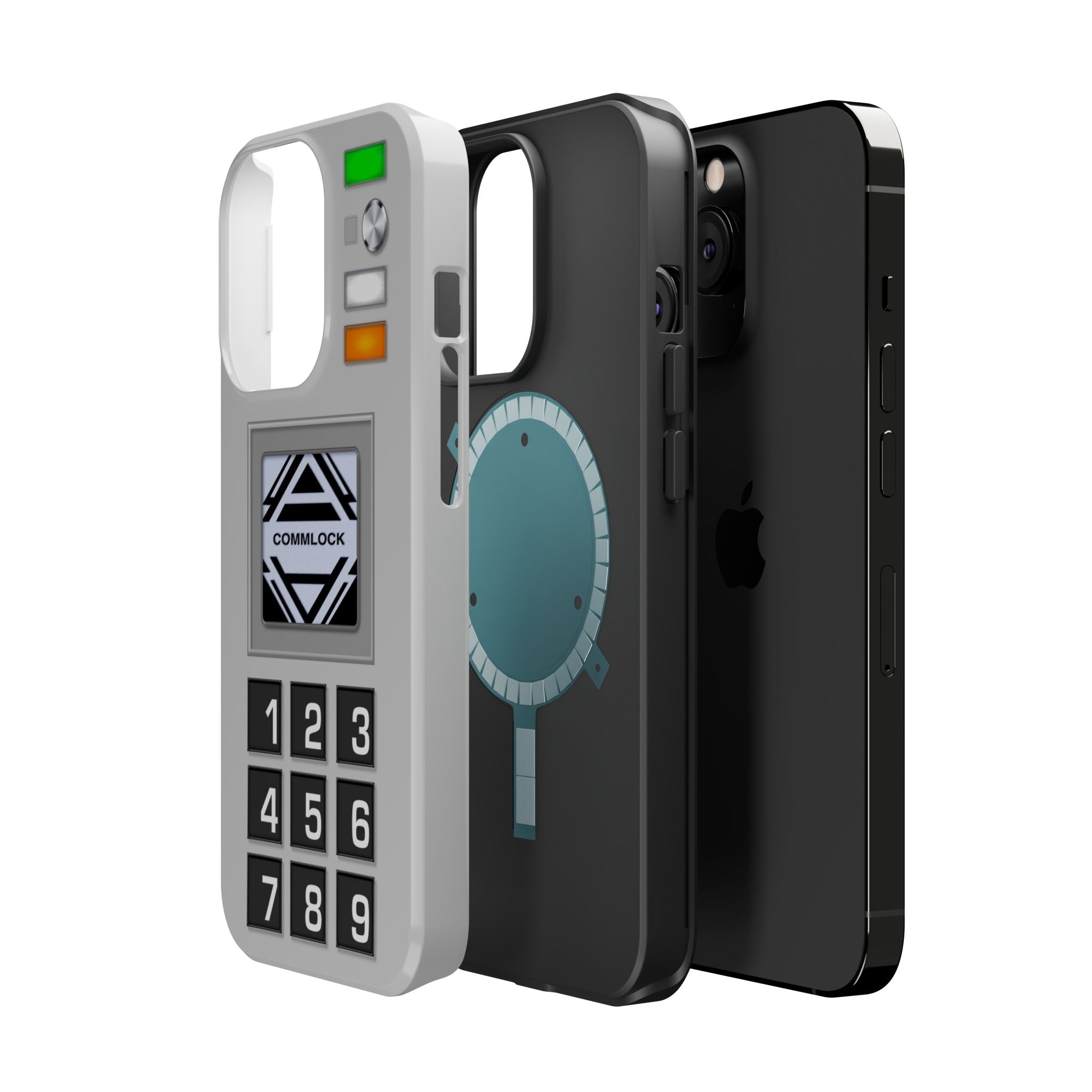 Space CommLock iPhone Case 1999 Prop MagSafe Magnetic 17 16 15 14 13 Pro Max Plus Mini Comlock