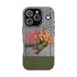 WWII Beefcake Phone Case, Lucky Lou Male Pinup Nose Art, MagSafe Dual Layer Case for iPhone & Samsung Galaxy, Vintage Military Art