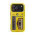 Retro Cassette AM FM Radio iPhone Case, Vintage Walkman Style Phone Case, MagSafe Dual Layer Protective Case Sport Yellow