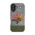 WWII Beefcake Phone Case, Lucky Lou Male Pinup Nose Art, MagSafe Dual Layer Case for iPhone & Samsung Galaxy, Vintage Military Art