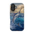Marlin Fishing Fish Phone Case MagSafe Compatible for iPhone & Samsung Galaxy | Blue Marlin Fisherman Gift | Dual Layer Tough Case