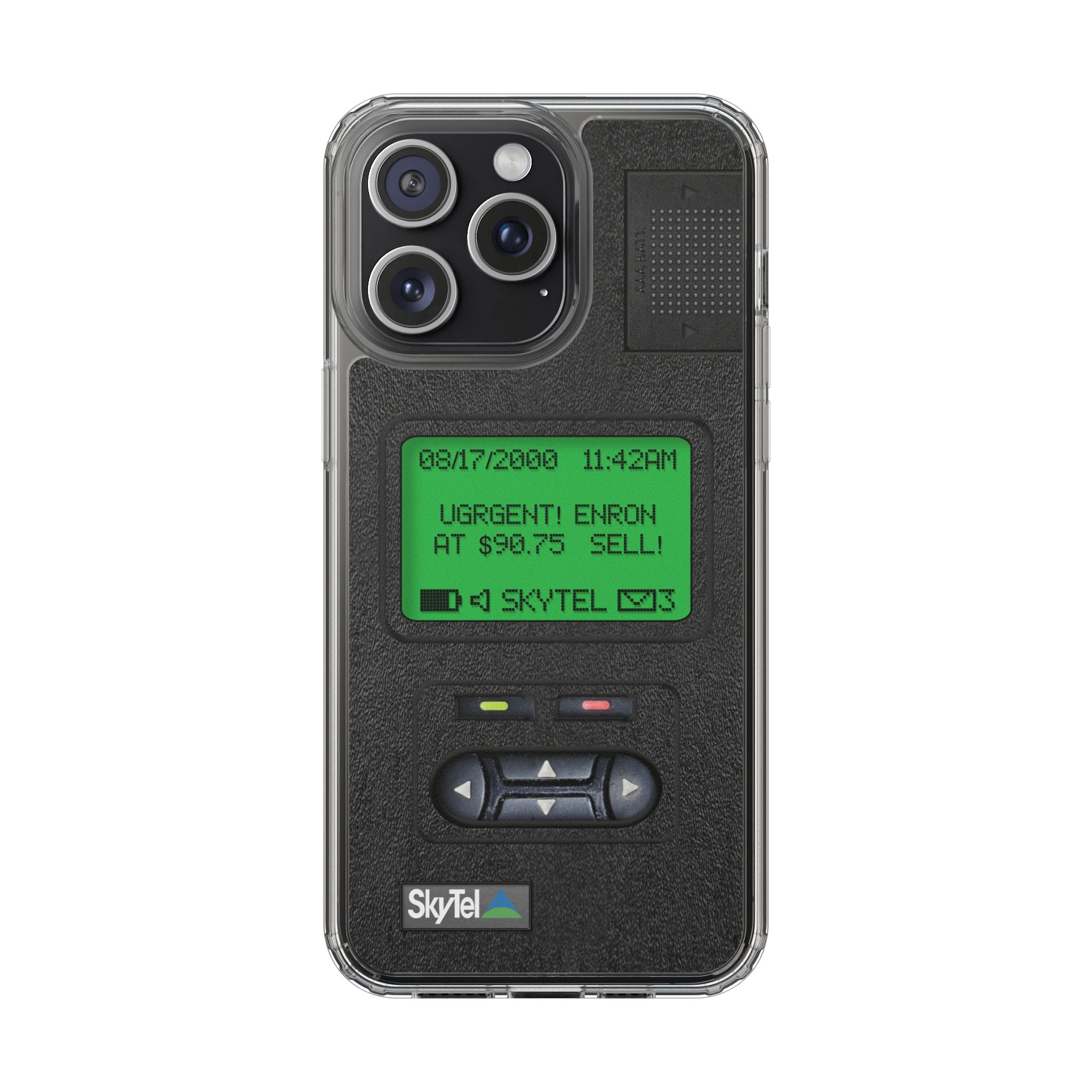 Pager Look Retro Phone Case for iPhone Beeper