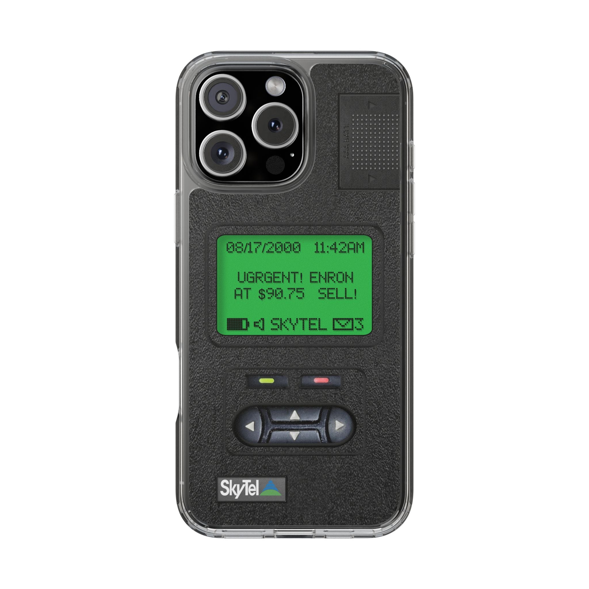 Pager Look Retro Phone Case for iPhone Beeper