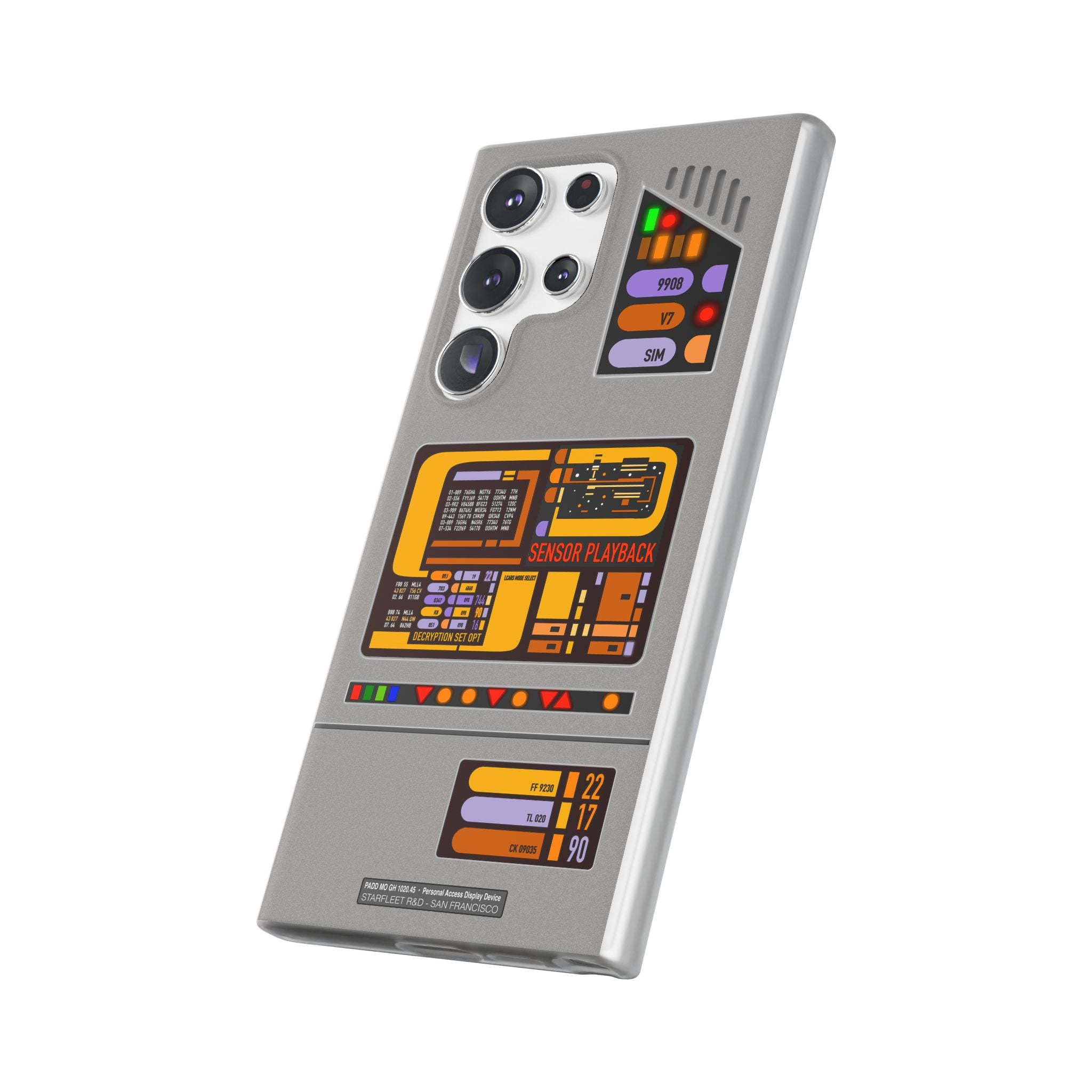 Starfleet PADD Inspired Prop Samsung Galaxy Compatible Phone Case
