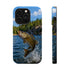 Smallmouth Bass Fishing Fish Phone Case MagSafe Compatible for iPhone & Samsung Galaxy | Bass Fisherman Gift | Dual Layer Tough Case