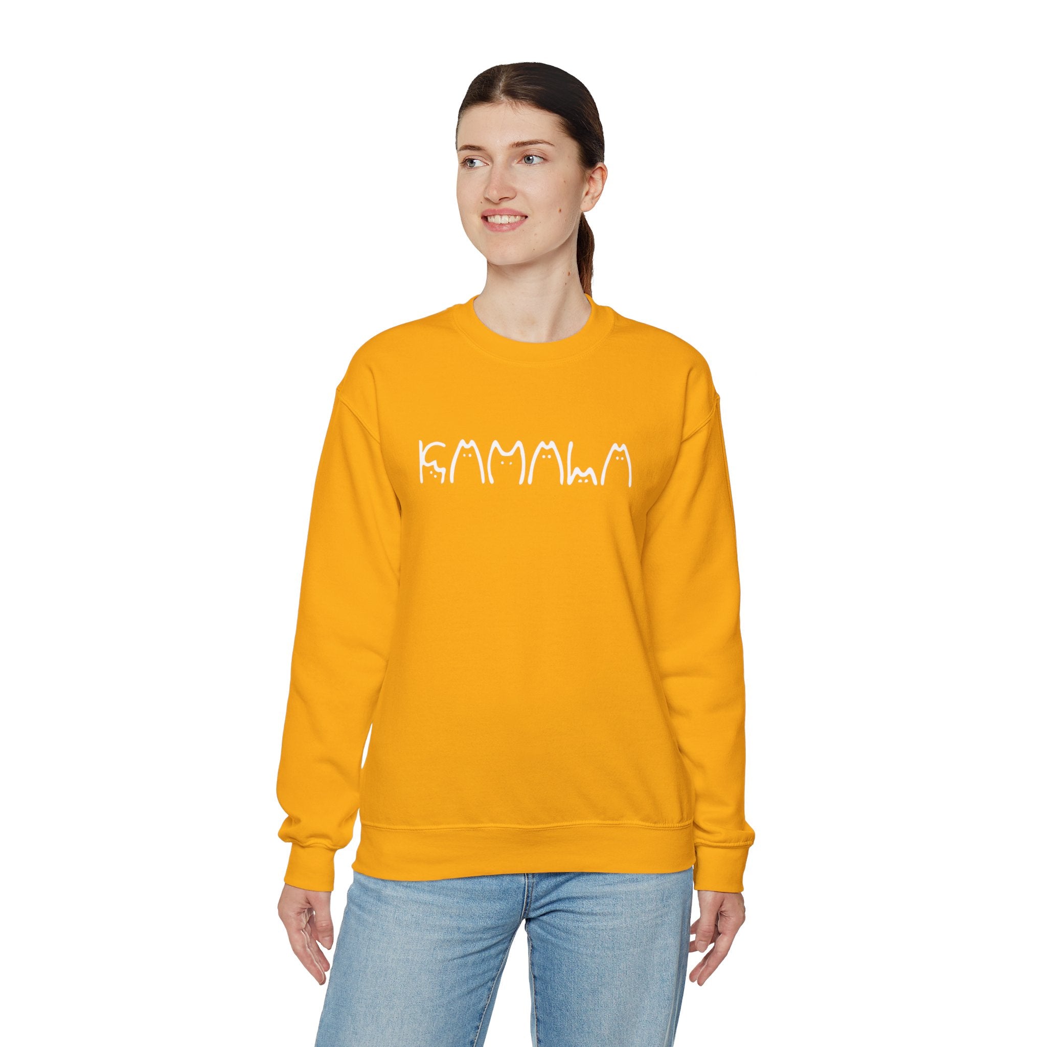 Kamala Cat Letters Cat Lady Unisex Sweatshirt Kamala Harris