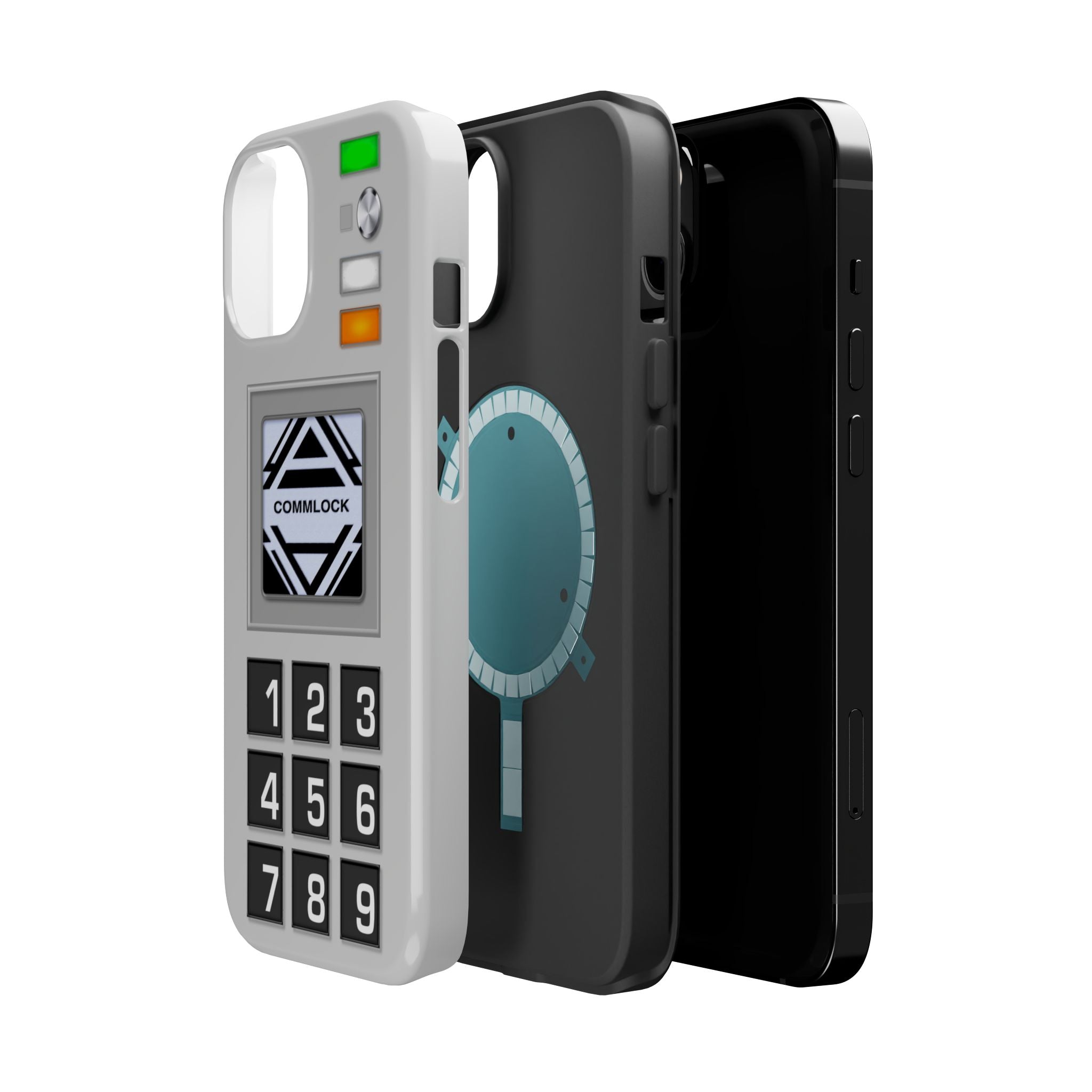 Space CommLock iPhone Case 1999 Prop MagSafe Magnetic 17 16 15 14 13 Pro Max Plus Mini Comlock