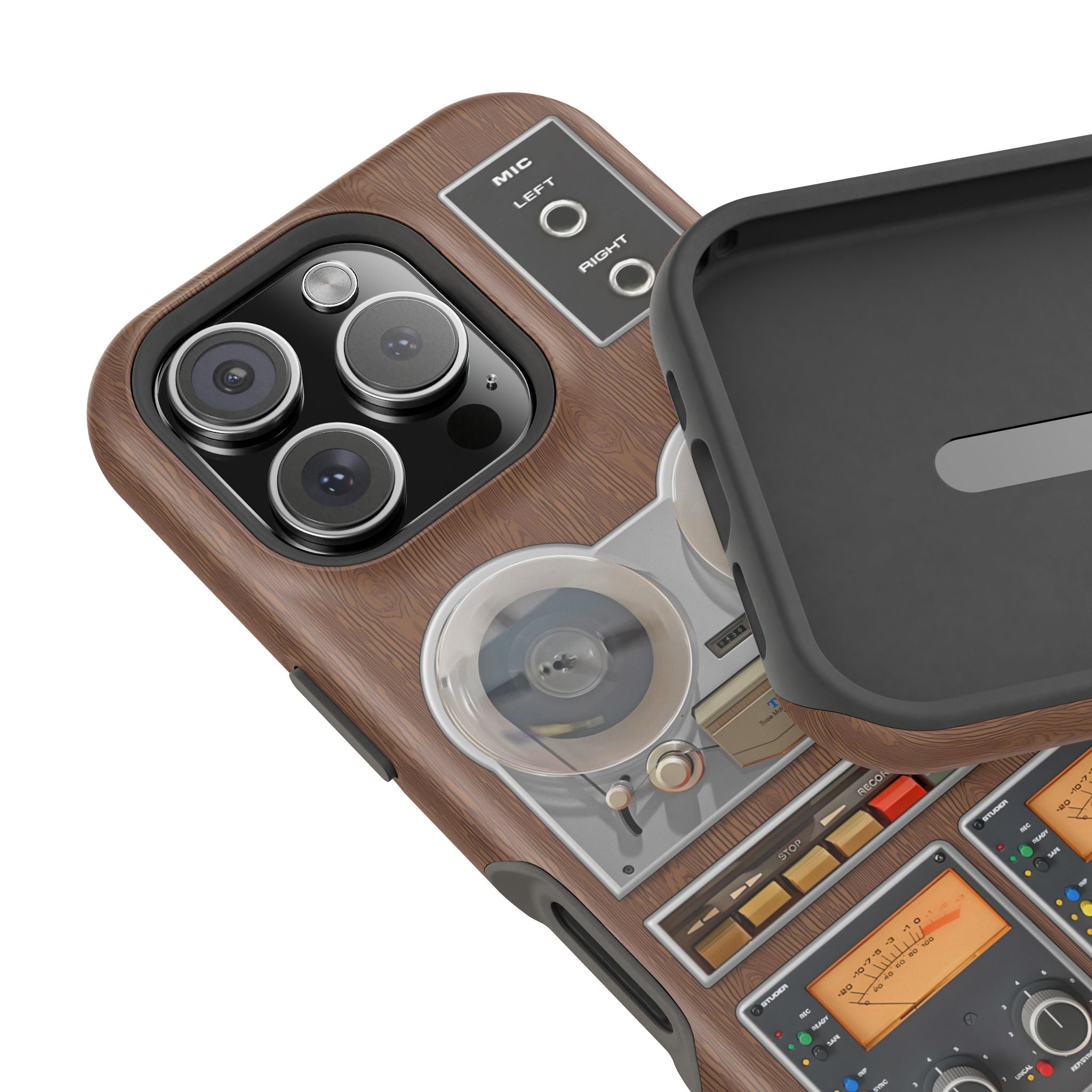 Reel To Reel Tape Deck Retro iPhone MagSafe Phone Case Max Pro Plus 17 16 15 14 13