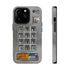 Payphone Retro Tech iPhone Case 17 16 15 14 13 Pro Max Mini Plus Touchtone Distressed Impact Resistant 2 Layers of Protection