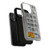 Payphone Retro Tech MagSafe iPhone Case 17 16 15 14 Pro Max Plus TouchTone Pay Phone Distressed 2 Layers of Protection Flat Art