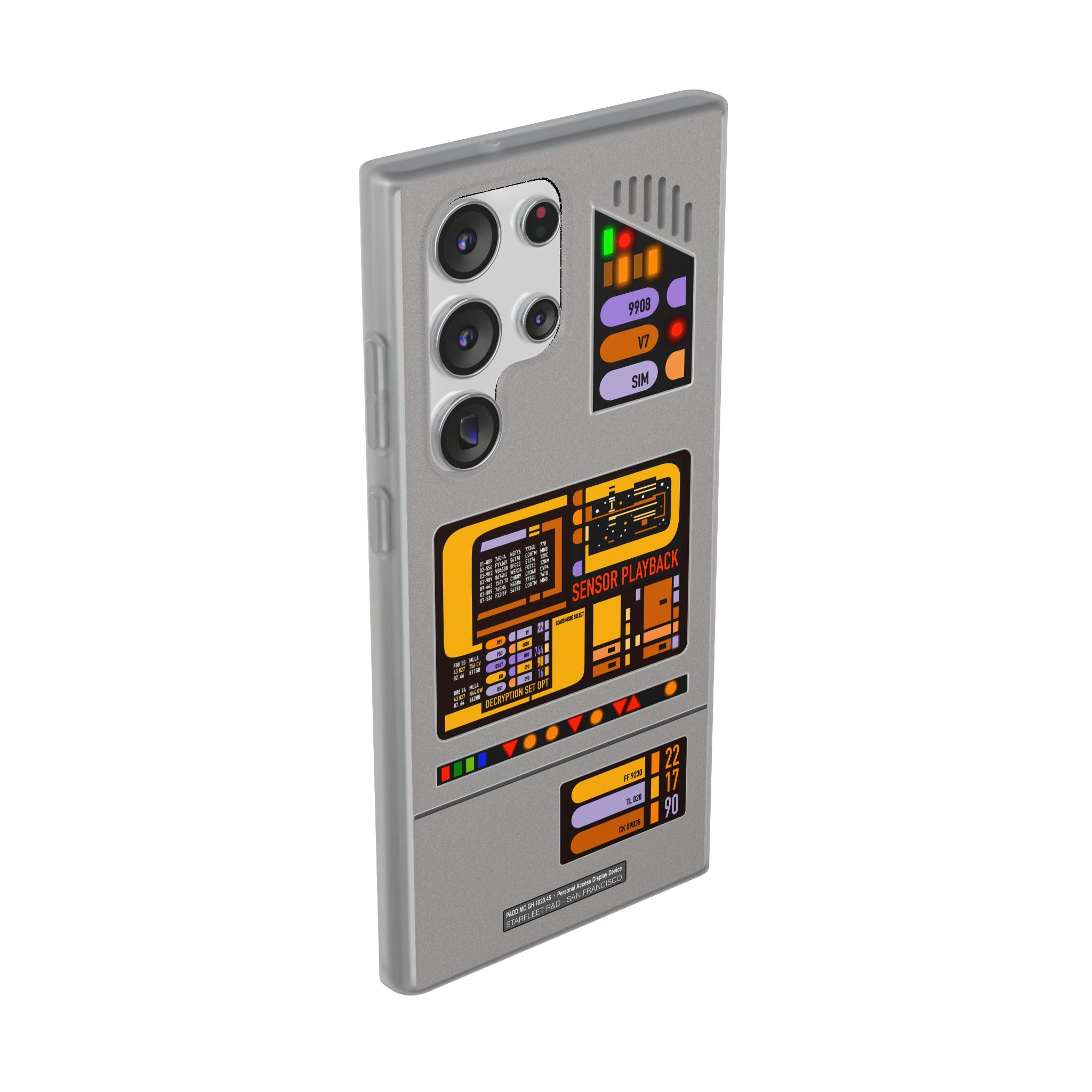 Starfleet PADD Inspired Prop Samsung Galaxy Compatible Phone Case