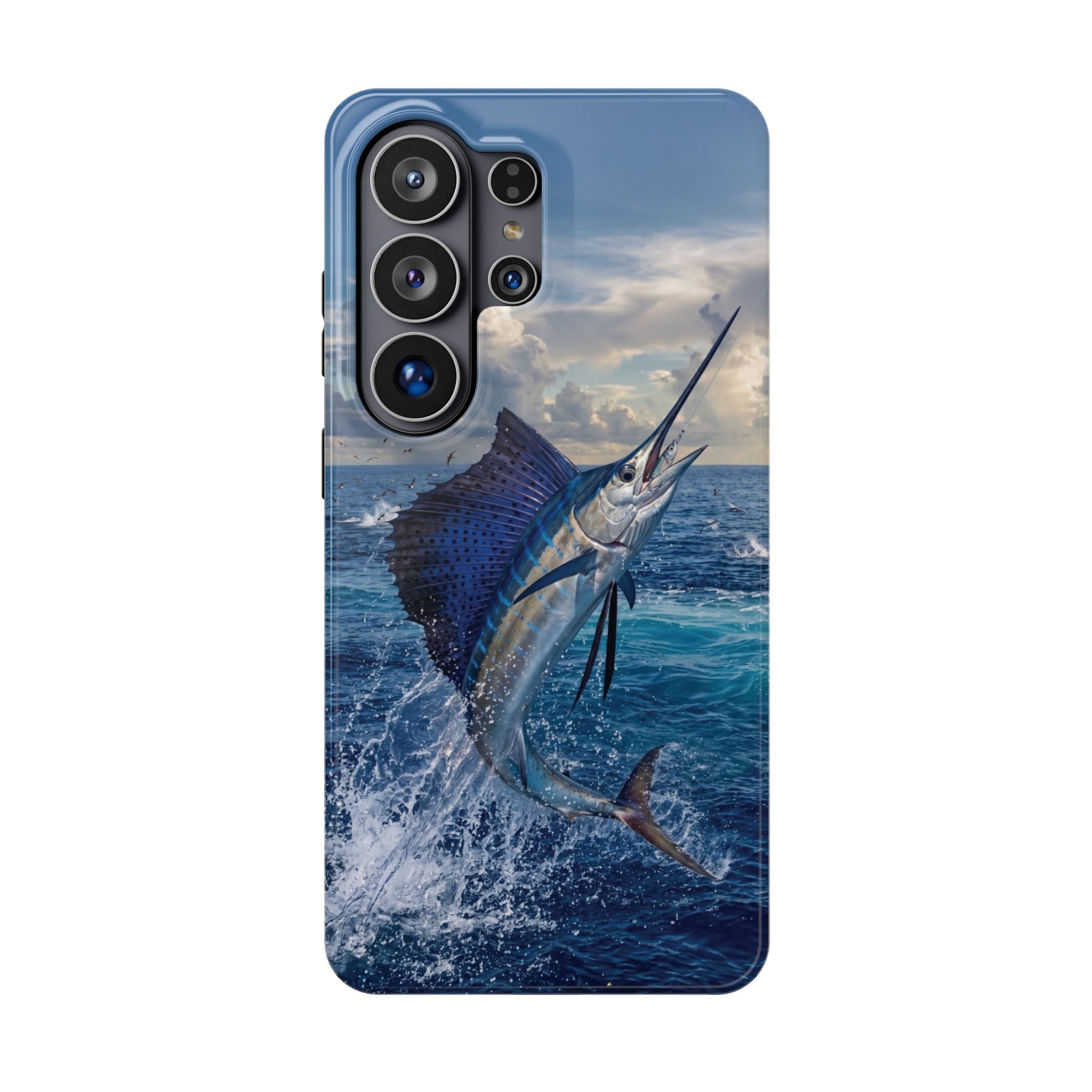 Sailfish Fishing Phone Case MagSafe Compatible for iPhone & Samsung Galaxy | Sailfish Fisherman Gift | Dual Layer Tough Case