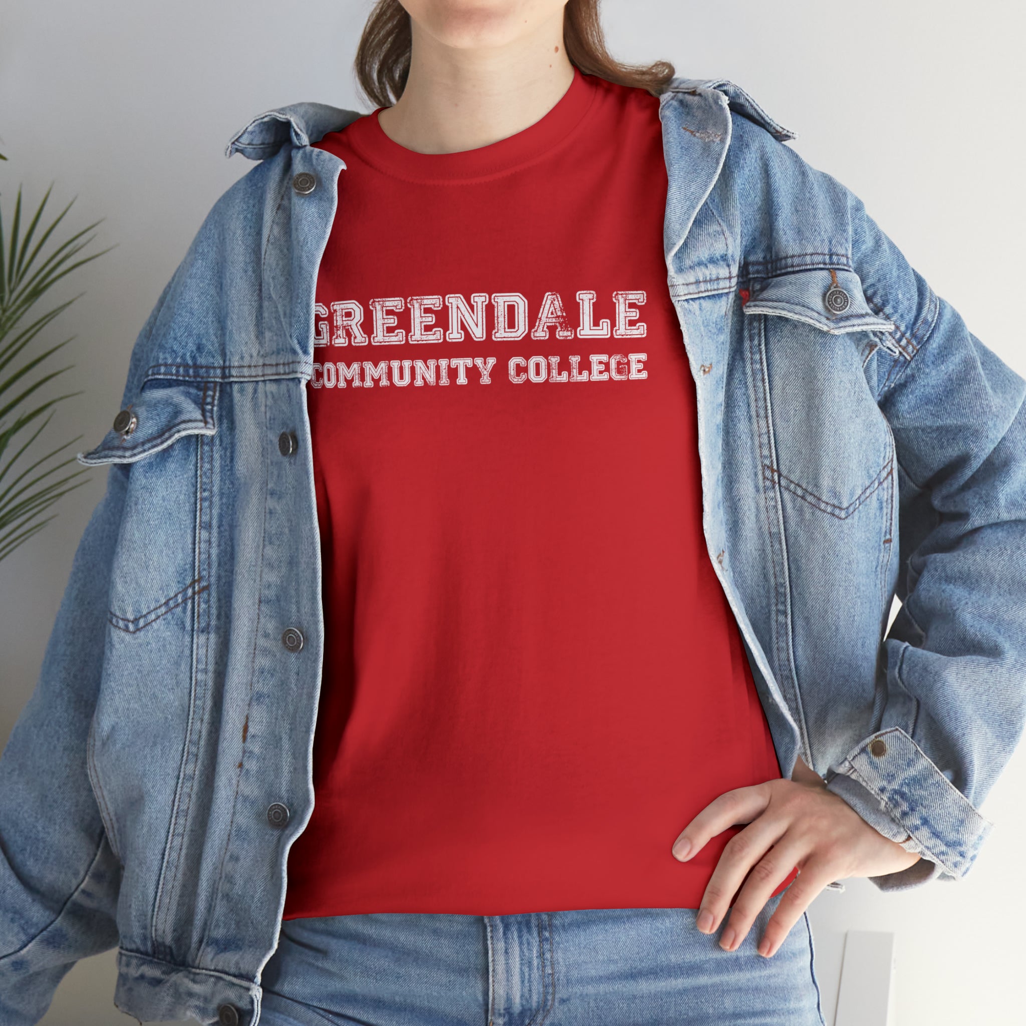 Greendale Community College Unisex Heavy Cotton Tee