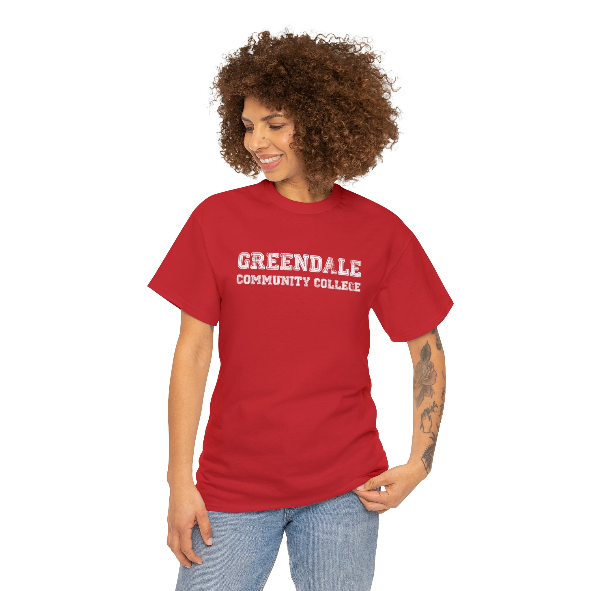 Greendale Community College Unisex Heavy Cotton Tee