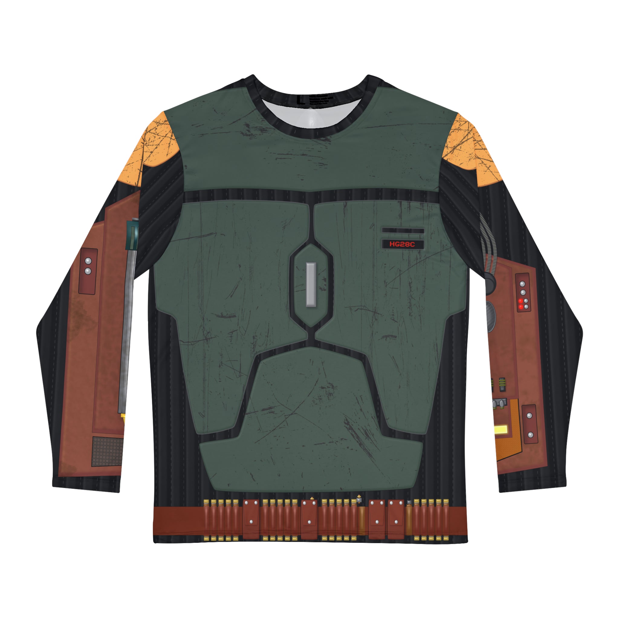 Bounty Hunter Beskar Armor Cosplay Long Sleeve Shirt