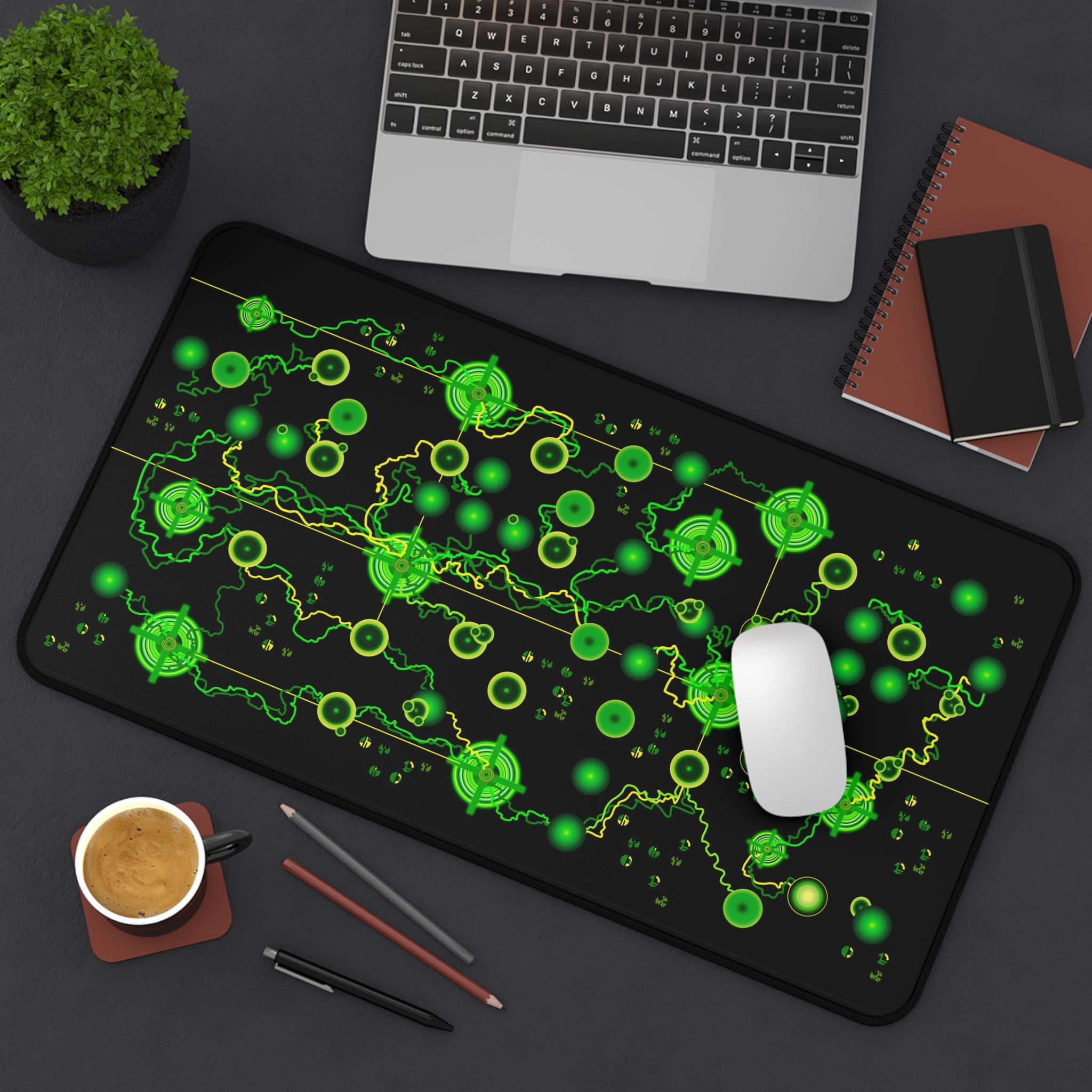 Alien LCARS Control Panel Desk Mat Plus Size Mousepad Prop