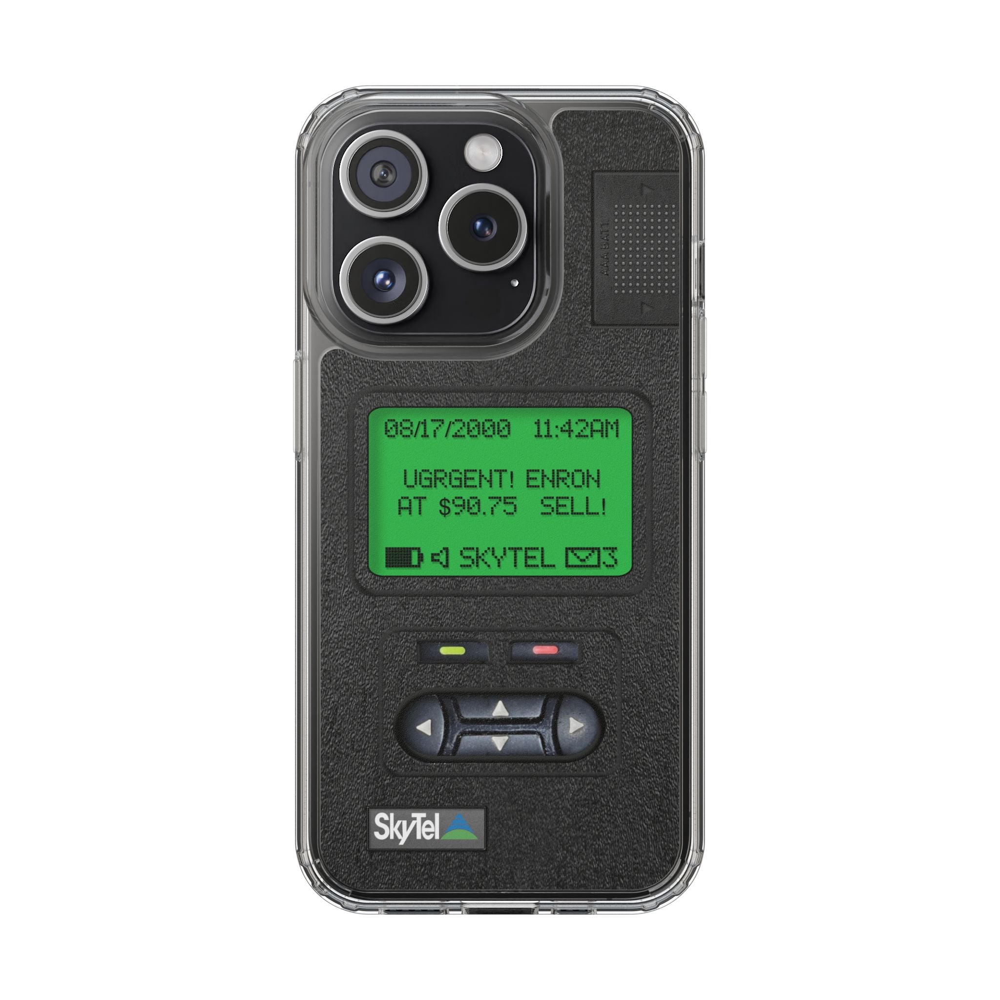 Pager Look Retro Phone Case for iPhone Beeper