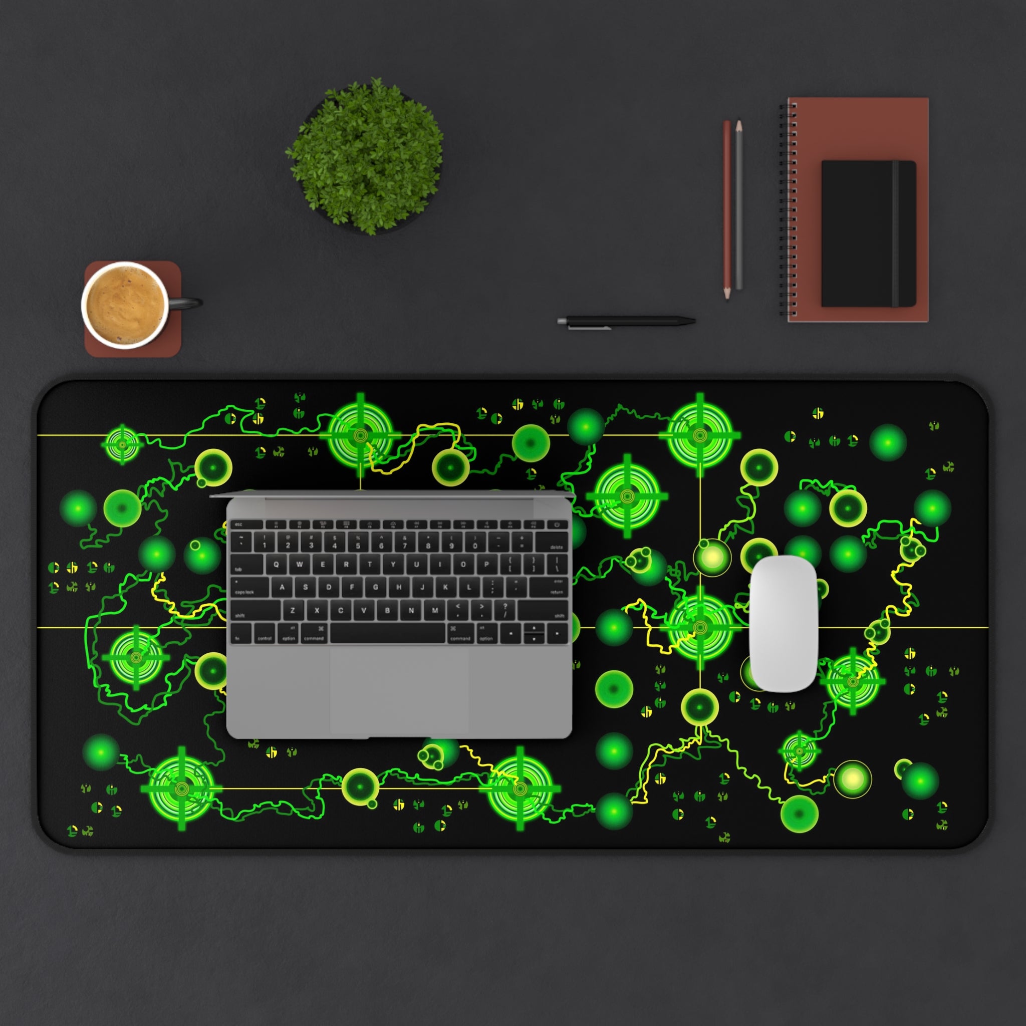 Alien LCARS Control Panel Desk Mat Plus Size Mousepad Prop