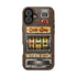 Vintage Slot Machine Phone Case, MagSafe Compatible, Retro Mechanical Casino Tech, Gambler Gift - Duel Layer Impact Protection