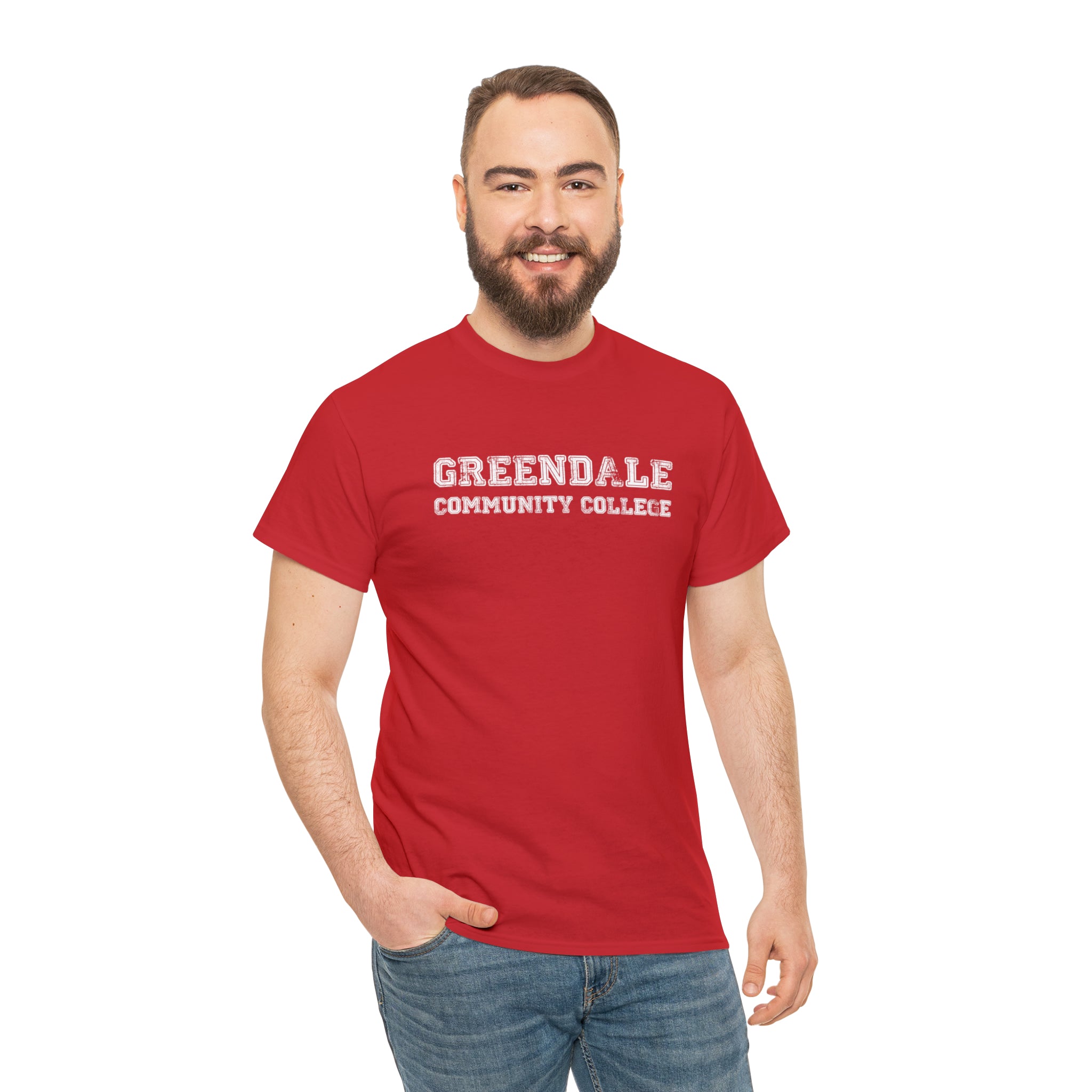 Greendale Community College Unisex Heavy Cotton Tee