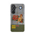 WWII Pinup Nose Art Phone Case, Kona Kitty Airplane Art, MagSafe Dual Layer Case for iPhone & Samsung Galaxy, Vintage Military Art