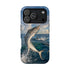 Kingfish King Mackerel Fishing Phone Case MagSafe Compatible for iPhone & Samsung Galaxy | Fisherman Gift | Dual Layer Tough Case