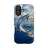 Wahoo Fishing Fish Phone Case MagSafe Compatible for iPhone & Samsung Galaxy | Wahoo Fisherman Gift | Dual Layer Tough Case