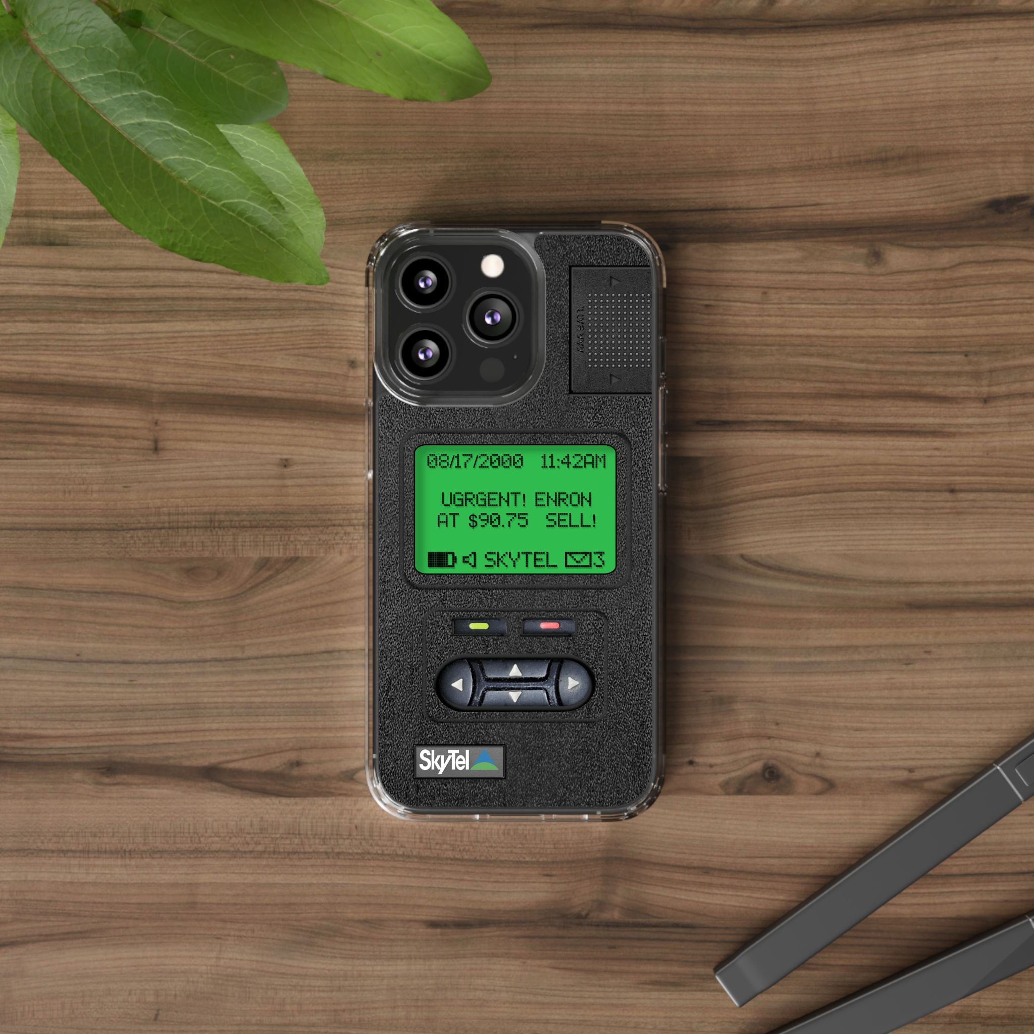 Pager Look Retro Phone Case for iPhone Beeper