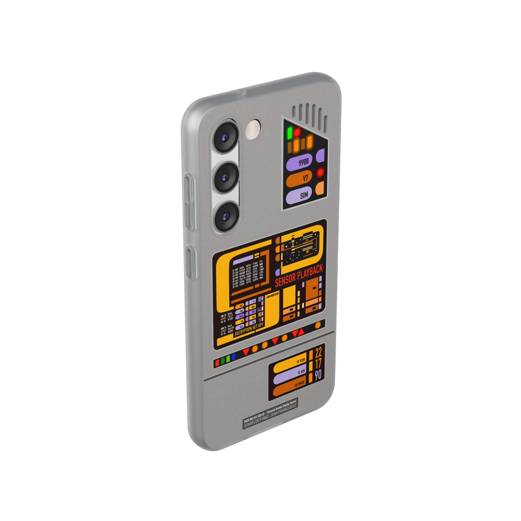 Starfleet PADD Inspired Prop Samsung Galaxy Compatible Phone Case