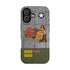 WWII Pinup Nose Art Phone Case, Kona Kitty Airplane Art, MagSafe Dual Layer Case for iPhone & Samsung Galaxy, Vintage Military Art