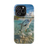 Permit Fish Fishing Phone Case MagSafe Compatible for iPhone & Samsung Galaxy | Flats Fishing Gift | Dual Layer Tough Case