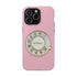 Retro Pink Princess Phone Look MagSafe Compatible iPhone Case Rotary Dial Nostalgia