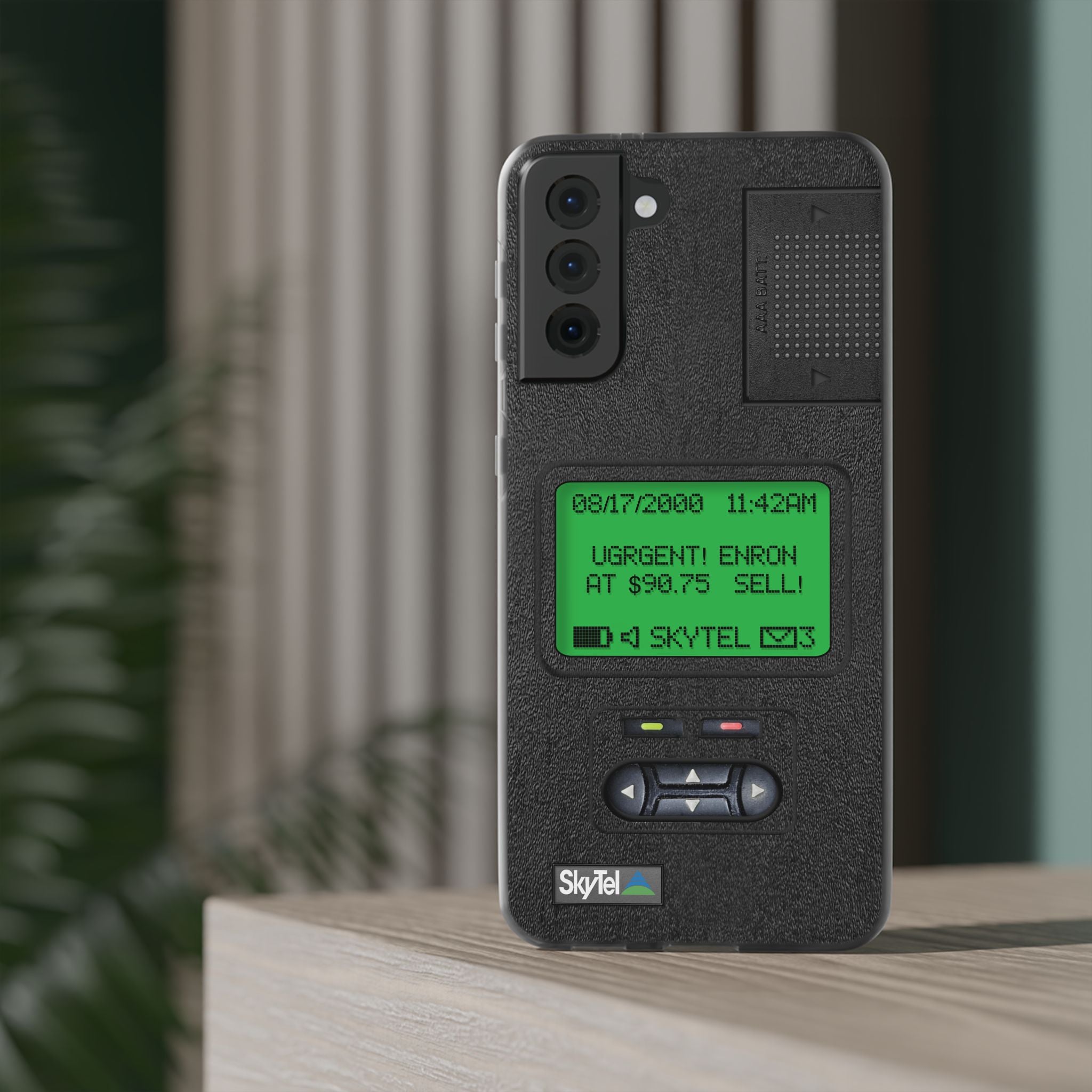 Pager Look Retro Tech Phone Case For Samsung Galaxy Beeper