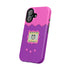 Virtual Pet Magnetic iPhone MagSafe Compatible Impact-Resistant Case Retro 90s