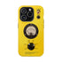 Geiger Counter Look iPhone Case 17 16 15 14 13 MagSafe Compatible Impact-Resistant Phone