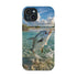 Permit Fish Fishing Phone Case MagSafe Compatible for iPhone & Samsung Galaxy | Flats Fishing Gift | Dual Layer Tough Case