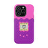 Virtual Pet Magnetic iPhone MagSafe Compatible Impact-Resistant Case Retro 90s