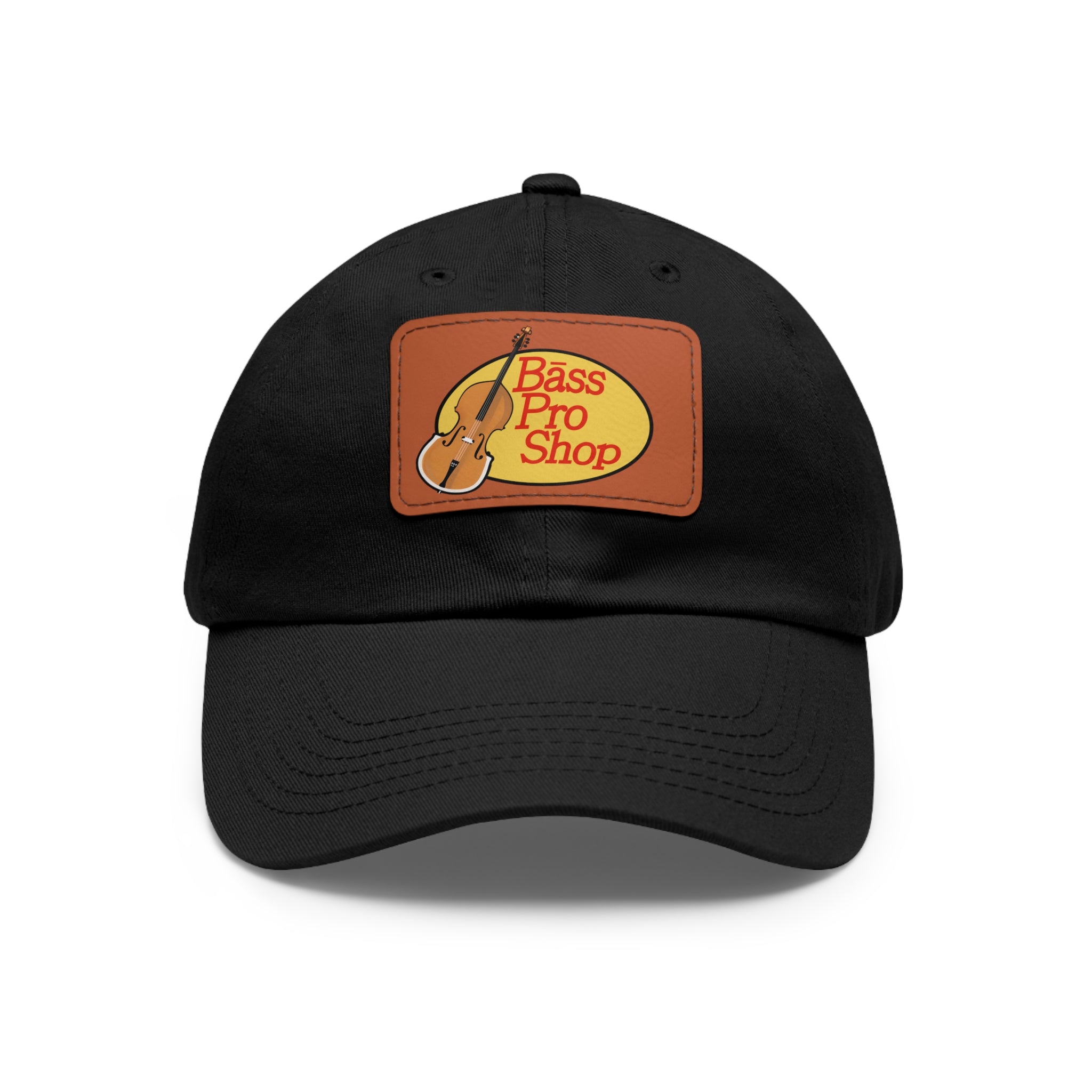 Upright "Bass Pro Shop" Parody Hat Cap for Musicians