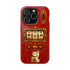 Lucky Cat Slot Machine iPhone Case - MagSafe Compatible - Maneki Neko